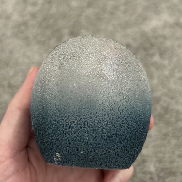 Vintage Partylite Blue Nordic Ice Textured Glass Votive Candle Holder Taiwan - Picture 4 of 5